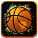 NBA季前赛球员突破上篮瞬间